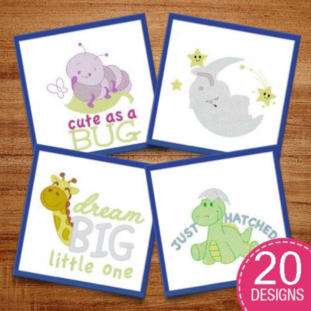 Picture of Baby Onesies Embroidery Design Pack