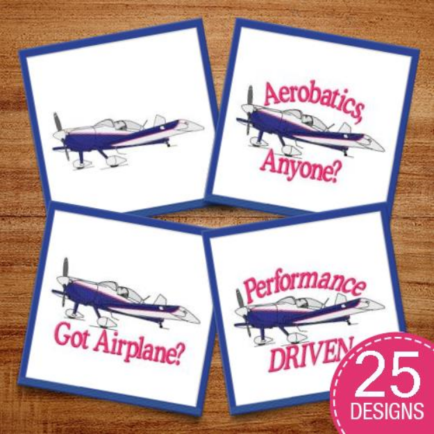 Picture of Airplane MegaPack Embroidery Design Pack
