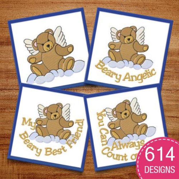 Picture of All Occasion Teddy MegaPack Embroidery Design Pack
