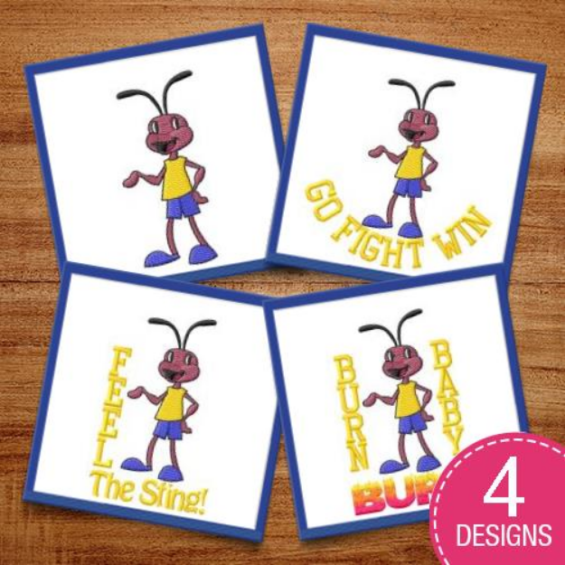 Picture of Ants Embroidery Design Pack
