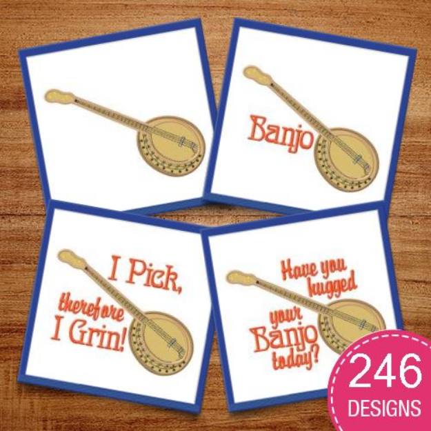 Picture of Applique Instruments MegaPack Embroidery Design Pack