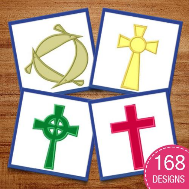 Picture of Applique Religious MegaPack Embroidery Design Pack