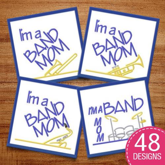 Picture of Band Mom/Dad  MegaPack Embroidery Design Pack