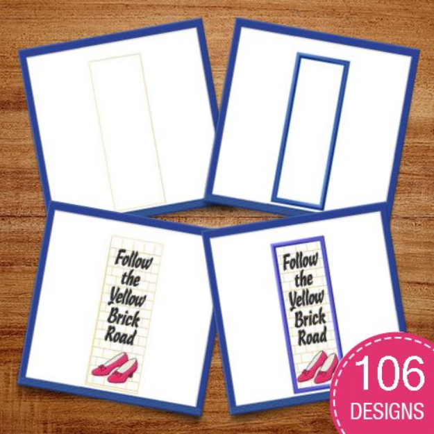 Picture of Bookmarks MegaPack Embroidery Design Pack