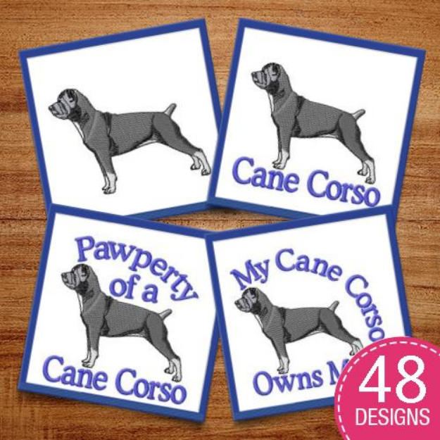Picture of Cane Corso MegaPack Embroidery Design Pack