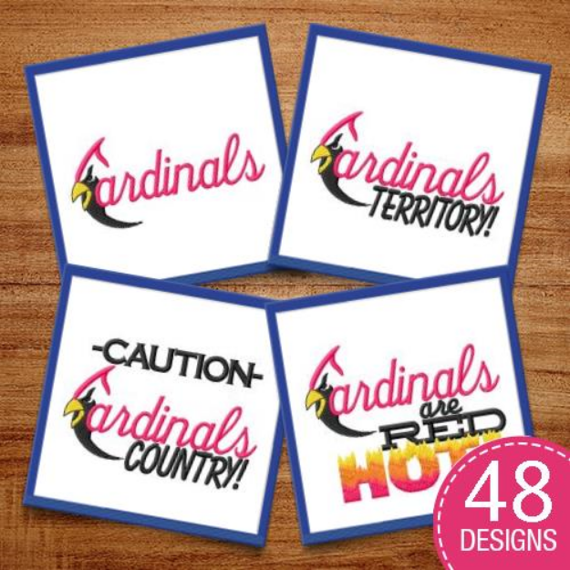 Picture of Cardinals MegaPack Embroidery Design Pack