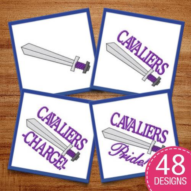 Picture of Cavaliers MegaPack Embroidery Design Pack