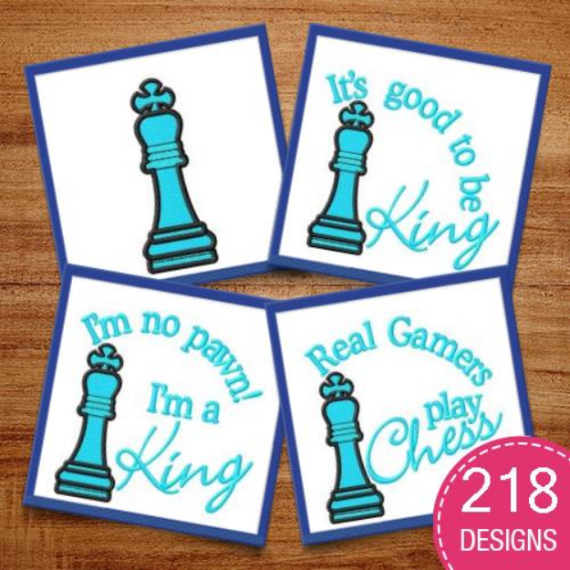 Picture of Chess MegaPack Embroidery Design Pack