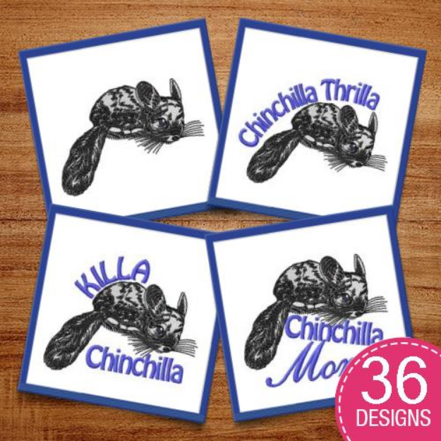 Picture of Chincilla MegaPack Embroidery Design Pack