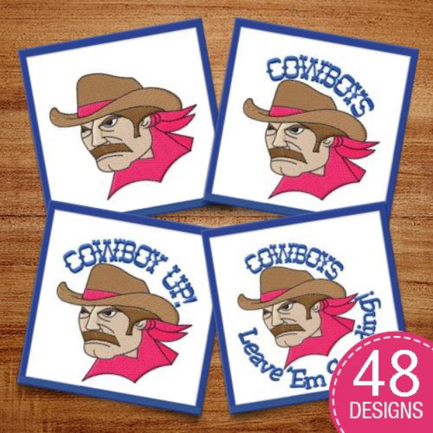 Picture of Cowboys MegaPack Embroidery Design Pack