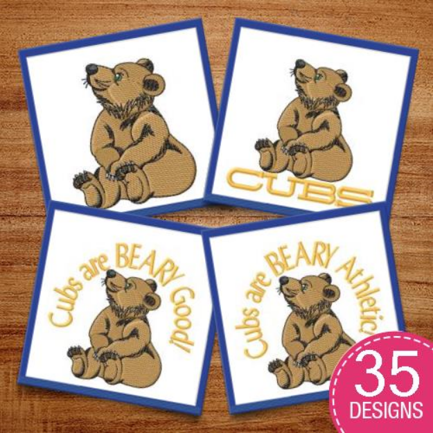 Picture of Cubs (Request for "Cute") Embroidery Design Pack