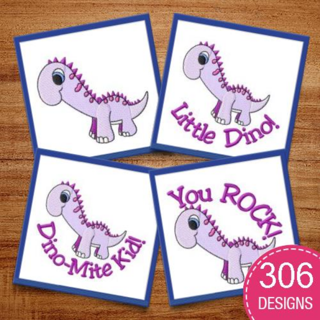 Picture of Dinosaur MegaPack Embroidery Design Pack