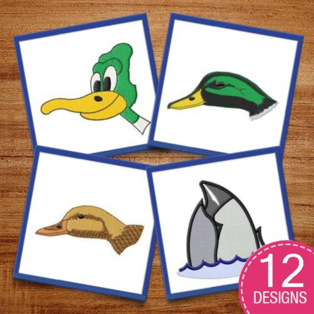 Picture of Duck MegaPack Embroidery Design Pack
