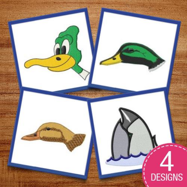 Picture of Duck Embroidery Design Pack