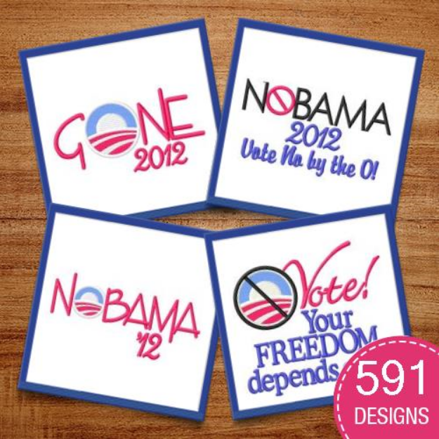 Picture of Elections MegaPack Embroidery Design Pack