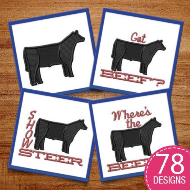 Picture of Farm Animals MegaPack Embroidery Design Pack