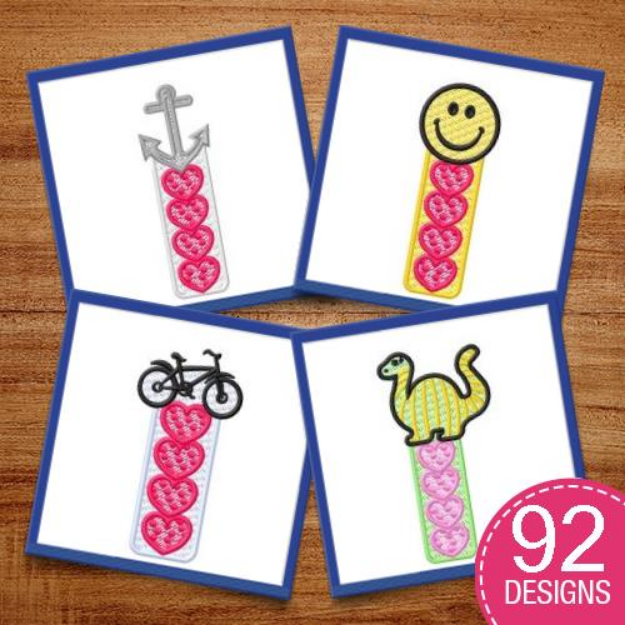 Picture of FSL Bookmarks MegaPack Embroidery Design Pack