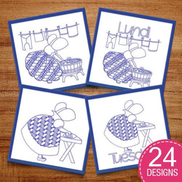 Picture of French Days Embroidery Design Pack