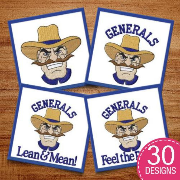 Picture of Generals MegaPack Embroidery Design Pack