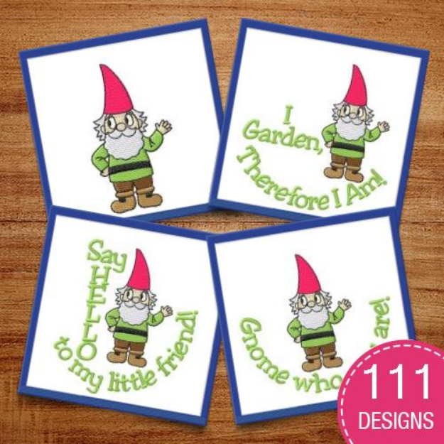 Picture of Gnomes MegaPack Embroidery Design Pack
