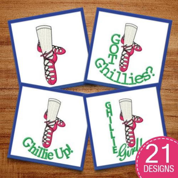 Picture of Ghillies MegaPack Embroidery Design Pack