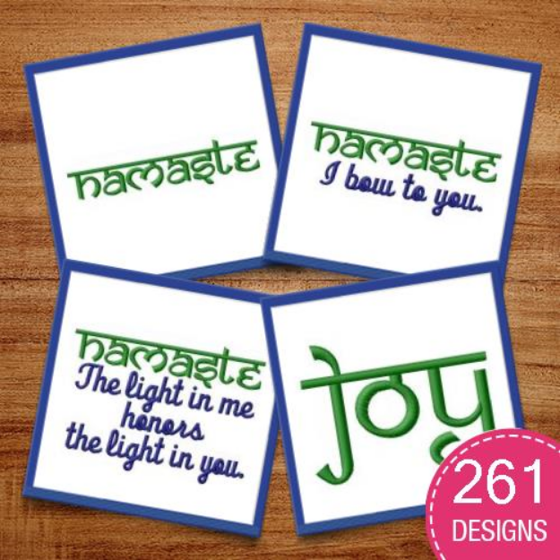 Picture of Hindi Symbols MegaPack Embroidery Design Pack