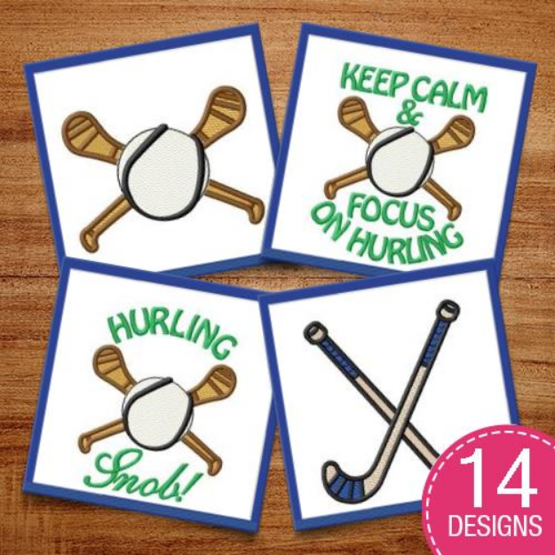 Picture of Hurling Embroidery Design Pack