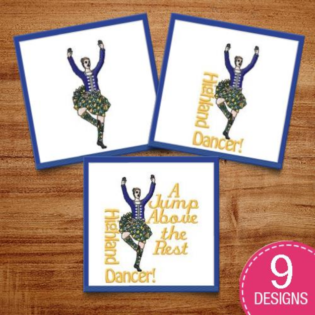 Picture of Highland Dance MegaPack Embroidery Design Pack