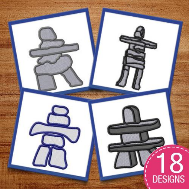 Picture of Intuit Inukshuk MegaPack Embroidery Design Pack