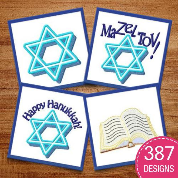 Picture of Jewish MegaPack Embroidery Design Pack