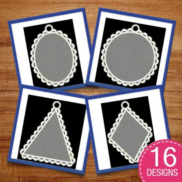 Picture of Lace Blanks Embroidery Design Pack