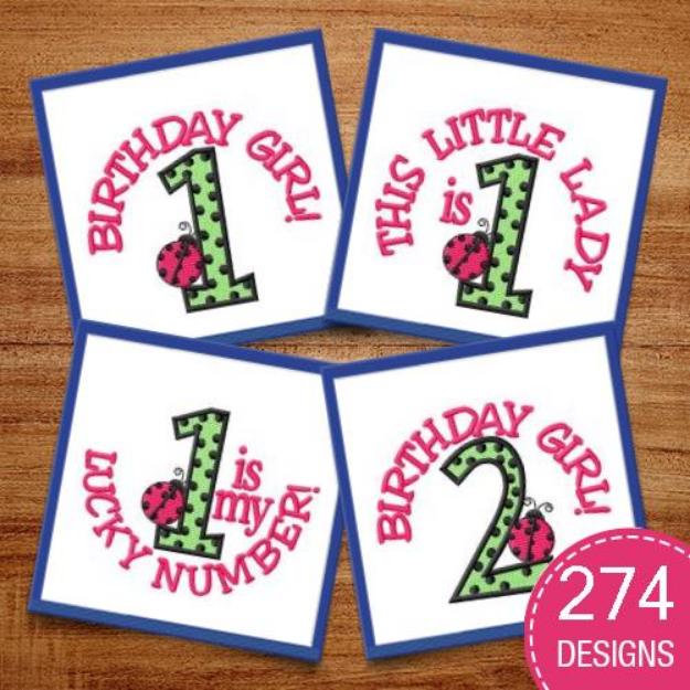Picture of Ladybug MegaPack Embroidery Design Pack