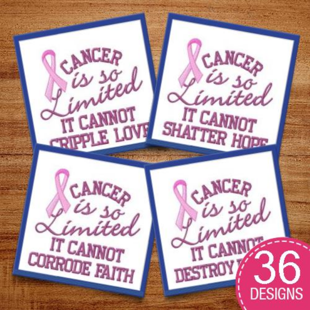 Picture of Limited Cancer MegaPack Embroidery Design Pack