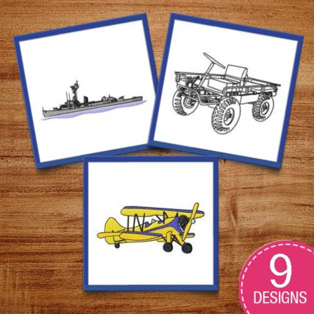 Picture of Military2 MegaPack Embroidery Design Pack