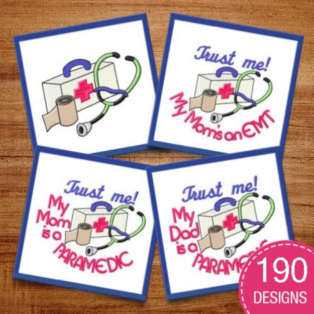 Picture of Male Nurse MegaPack Embroidery Design Pack