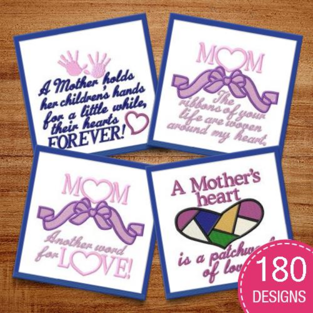 Picture of Mom Sayings MegaPack Embroidery Design Pack