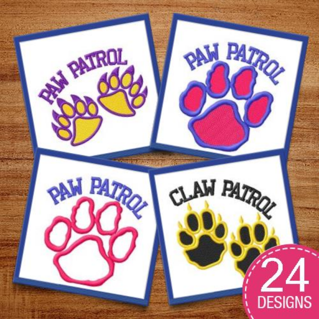 Picture of Paw Patrol Embroidery Design Pack