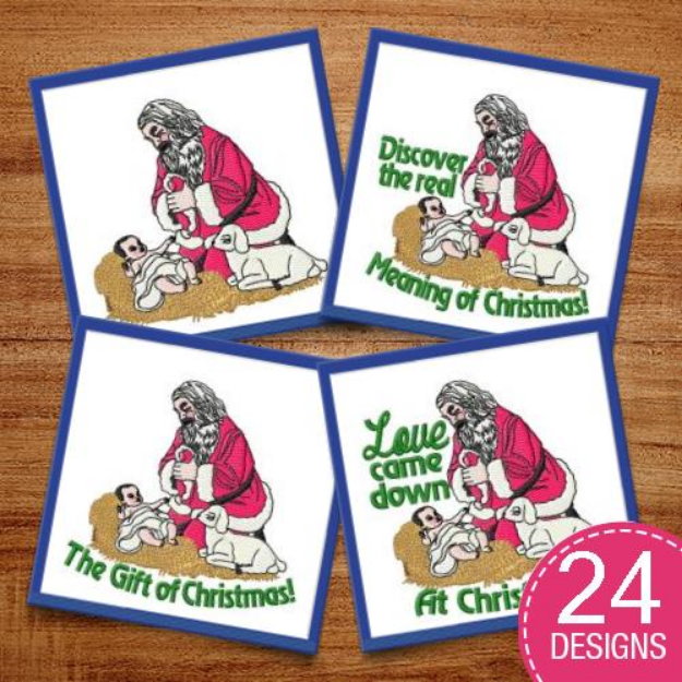 Picture of Santa MegaPack Embroidery Design Pack