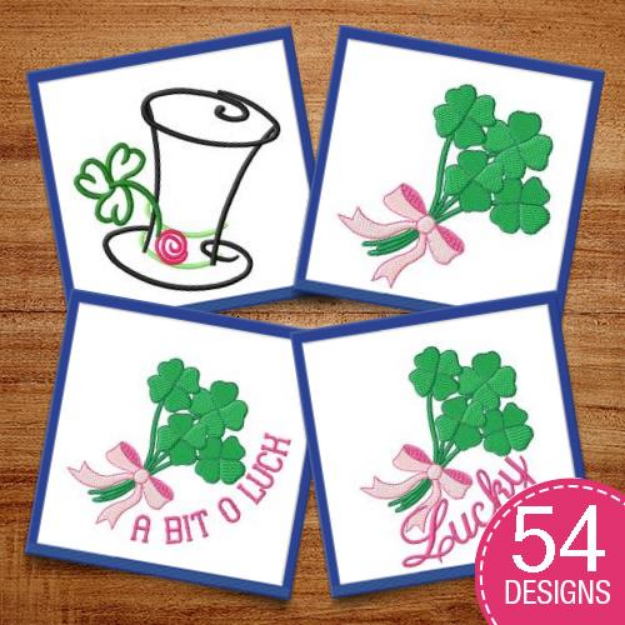 Picture of St. Patrick’s Embroidery Design Pack