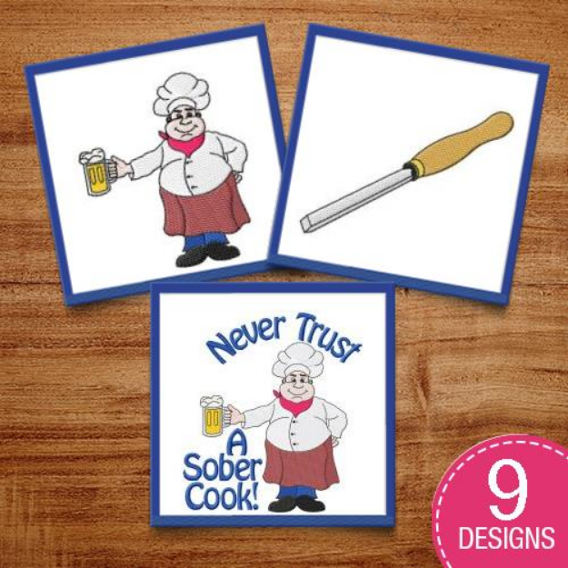 Picture of Sober Cook MegaPack Embroidery Design Pack