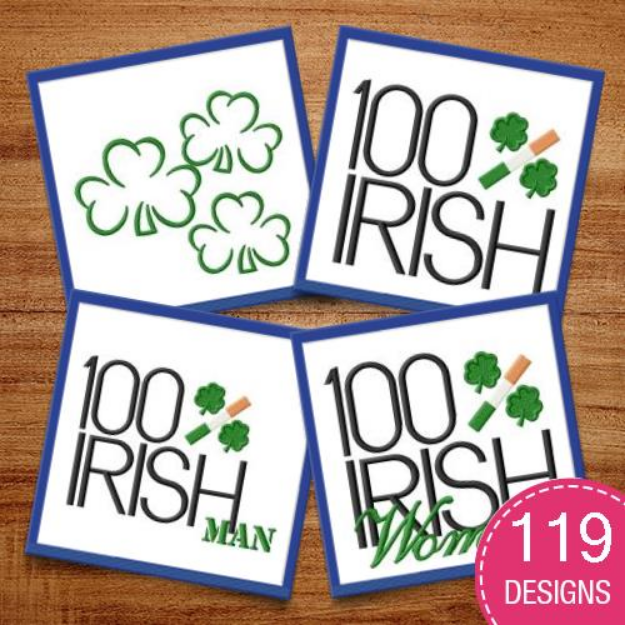 Picture of St. Patrick’s 2010 Embroidery Design Pack