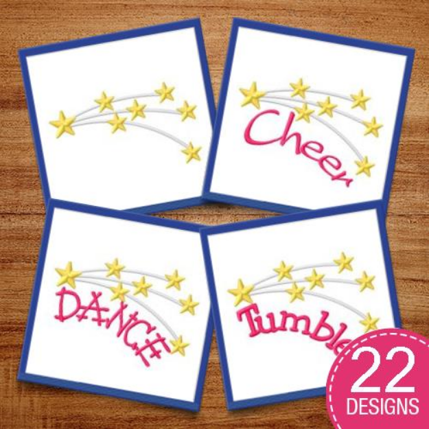 Picture of Star Package Embroidery Design Pack