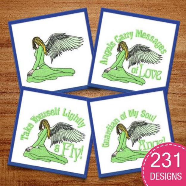 Picture of Tattoo Angel MegaPack Embroidery Design Pack