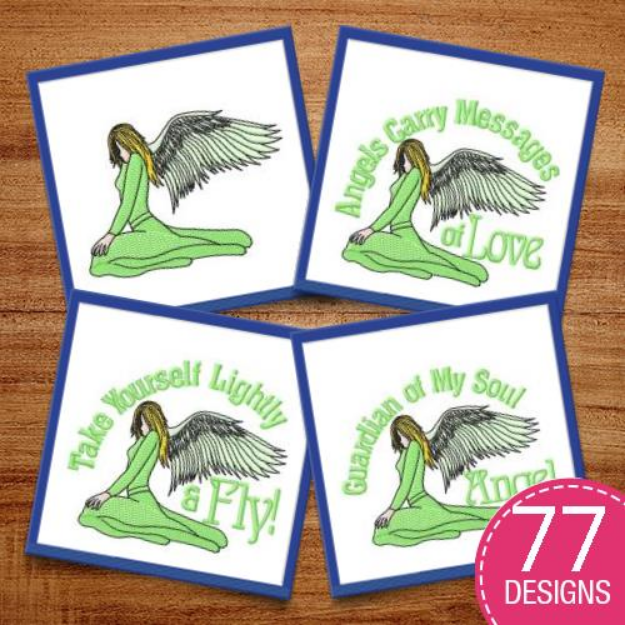 Picture of Tattoo Angel Embroidery Design Pack