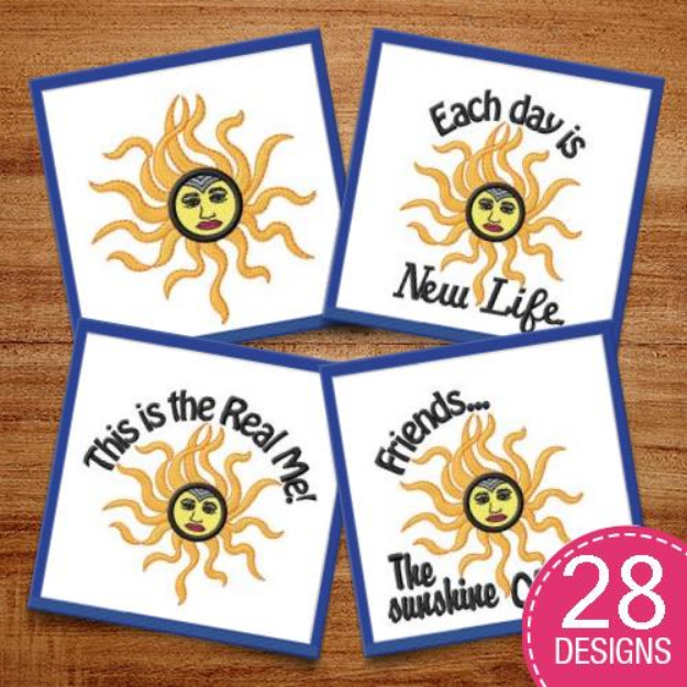 Picture of Tattoo Sun Embroidery Design Pack