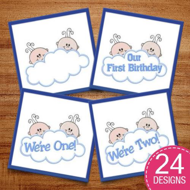 Picture of Twins Request MegaPack Embroidery Design Pack