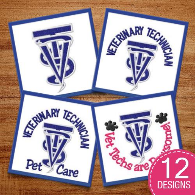 Picture of Vet Tech MegaPack Embroidery Design Pack