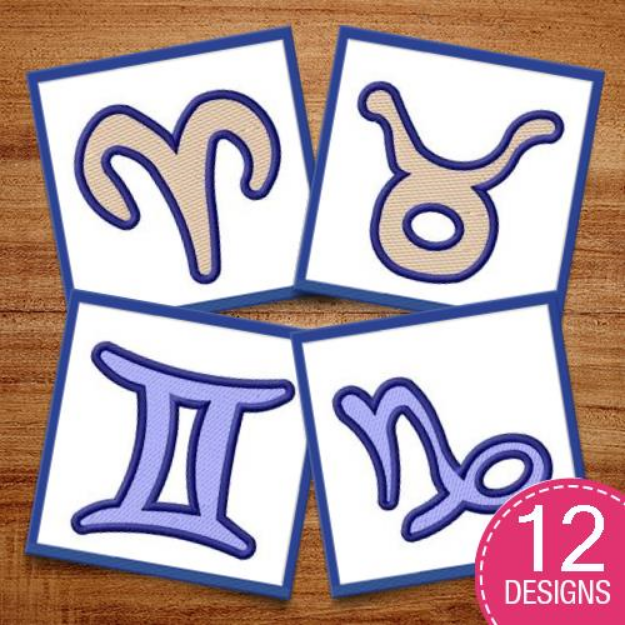 Picture of Aries Embroidery Design Pack