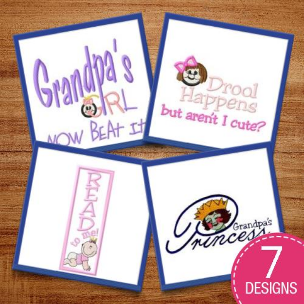 Picture of Its A Girl! Embroidery Design Pack