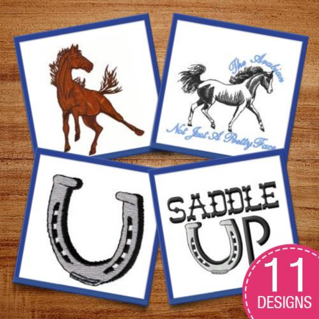 Picture of Saddle Up Cowboy Embroidery Design Pack